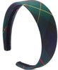 1.5 Inch Green Plaid Headband