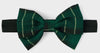 Green Plaid Bow Headband