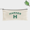 Varsity Natural Canvas Pouch